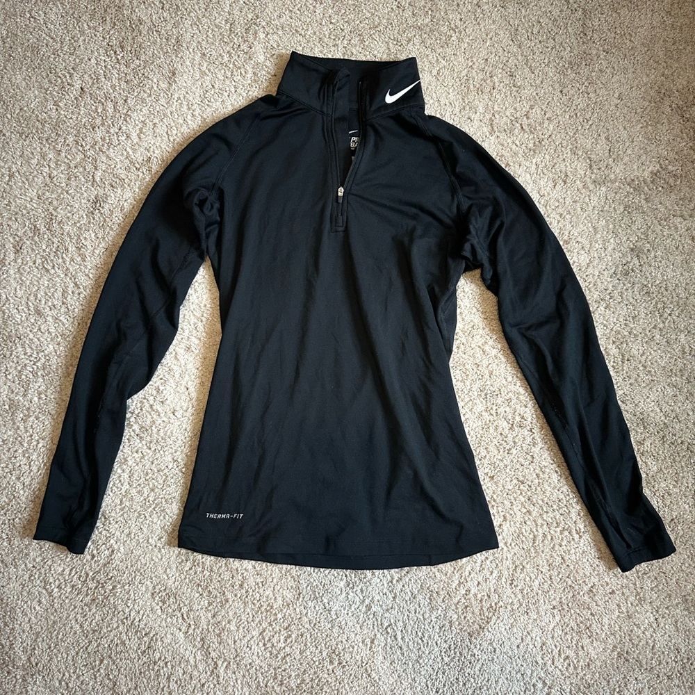 Nike Women's Black Dri-FIT Long Sleeve Tee